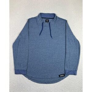 Jason Wu Sweatshirt Mens Large Blue Lightweight Funnel Neck Pullover EVA Air